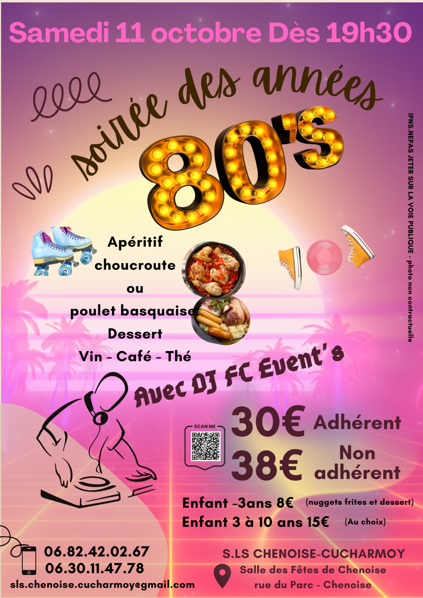 Soirée Année 80’